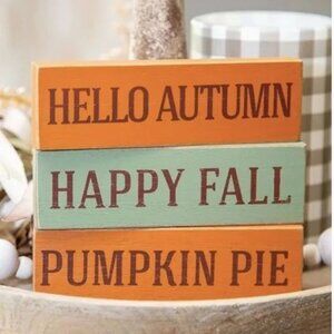 ($5) Happy Fall Skinny Blocks